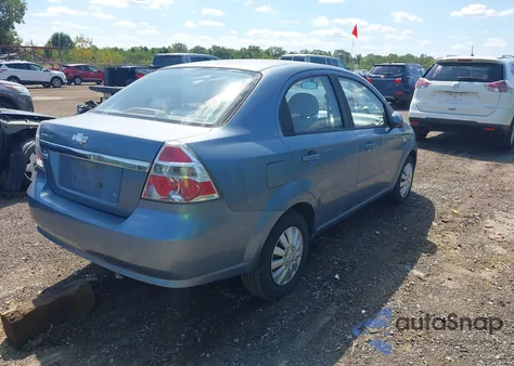 2007 Chevrolet Aveo Ls из США, поврежденный, VIN KL1TD56697B132240